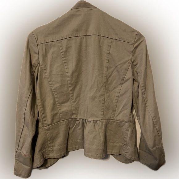 H & M women’s military style jacket size 6 - Picture 2 of 4